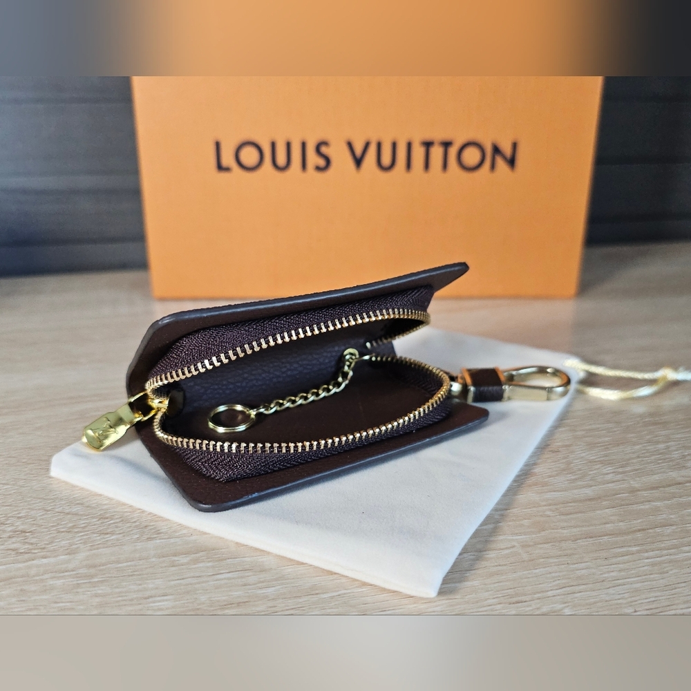 LV Monogram Key Fob Holder Keychain or Coin Case - Picture 5 of 6